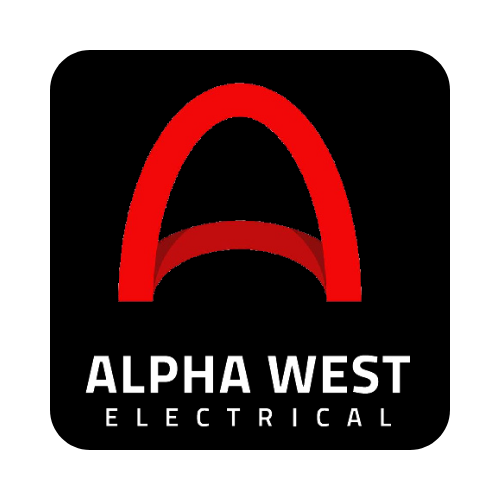 Our client, Alpha-West Electrical LTD's business Logo